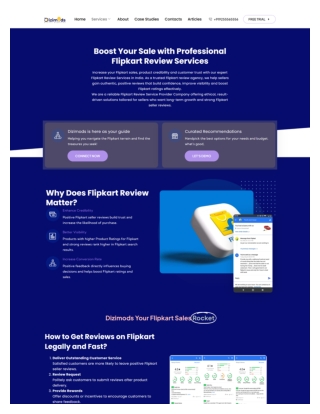 Professional Flipkart Review Services to Boost Sales
