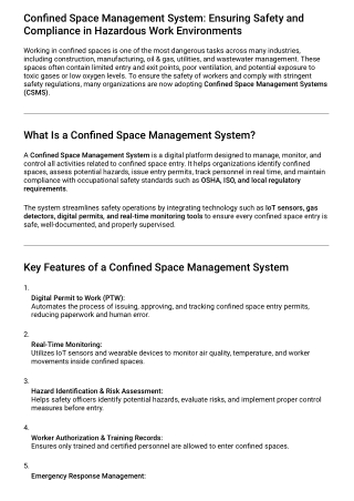 Confined Space Management System