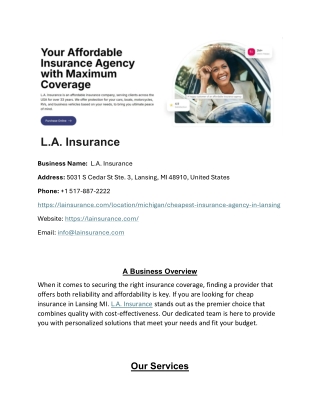 L.A. Insurance