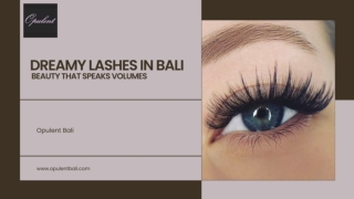 Dreamy Lashes in Bali - Beauty That Speaks Volumes