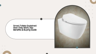Smart Toilets Explained How They Work, Key Benefits & Buying Guide
