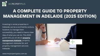 A Complete Guide to Property Management in Adelaide (2025 Edition)