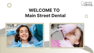 Child Dentist Care in Newark  Main Street Dental