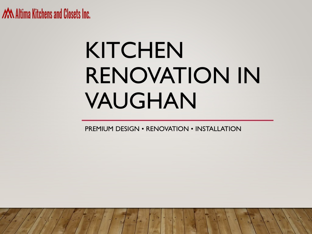 PPT - Kitchen Renovation in Vaughan PowerPoint Presentation, free ...