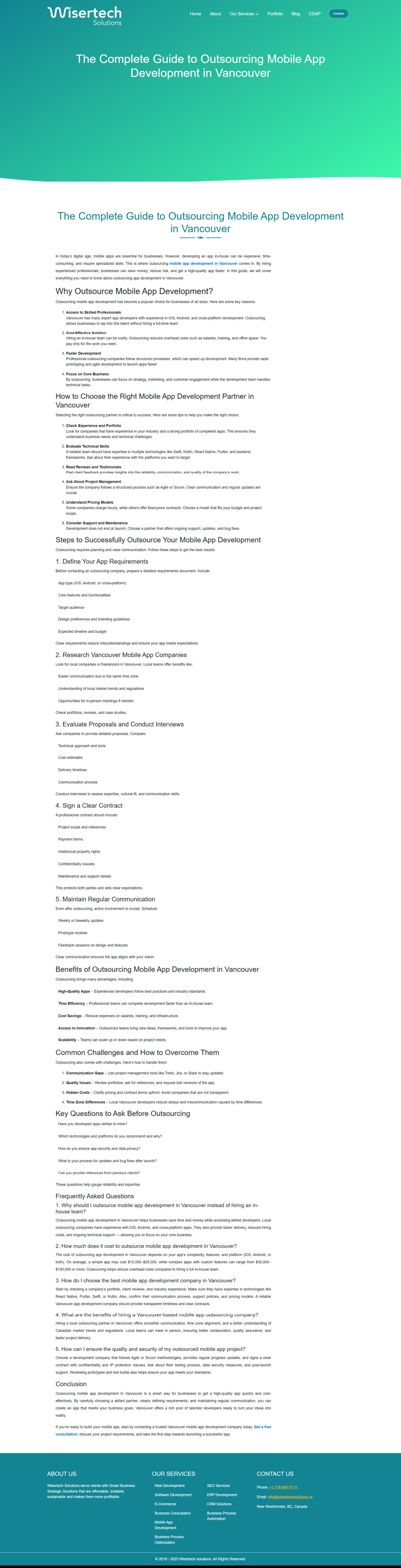 PPT - The Complete Guide to Outsourcing Mobile App Development in ...
