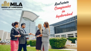 Hyderabad’s Best Real Estate Companies: Reliable Partners forYourPropertyJourney