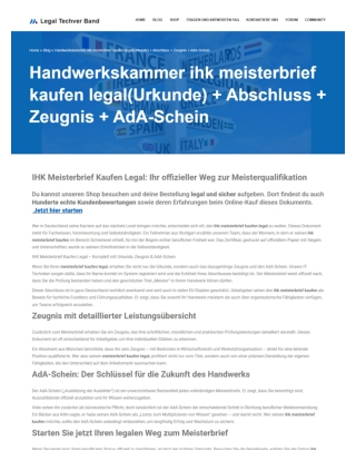 Warum immer mehr Fachkräfte ihren IHK Meisterbrief kaufen - legaltechverband.com