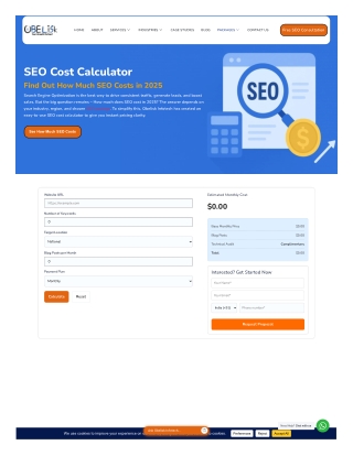 Free SEO Cost Calculator Tool