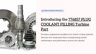 776857 Turbine Coolant Filling Plug for GE TM LM2500