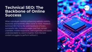 Technical SEO The Backbone of Online Success
