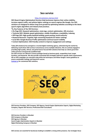 seo services available in india