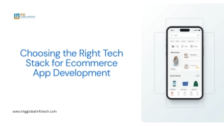 Right Tech Stack for Ecommerce App Development