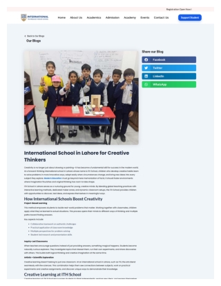 Best English Medium School In Lahore