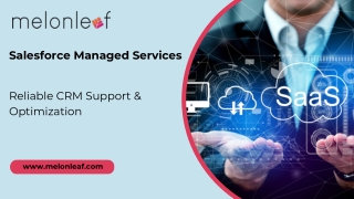 Salesforce Managed Services | Reliable CRM Support & Optimization