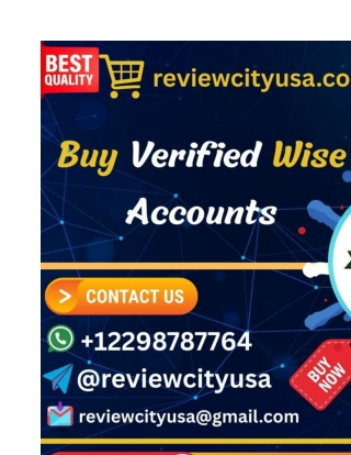 Buy Verified Wise Accounts