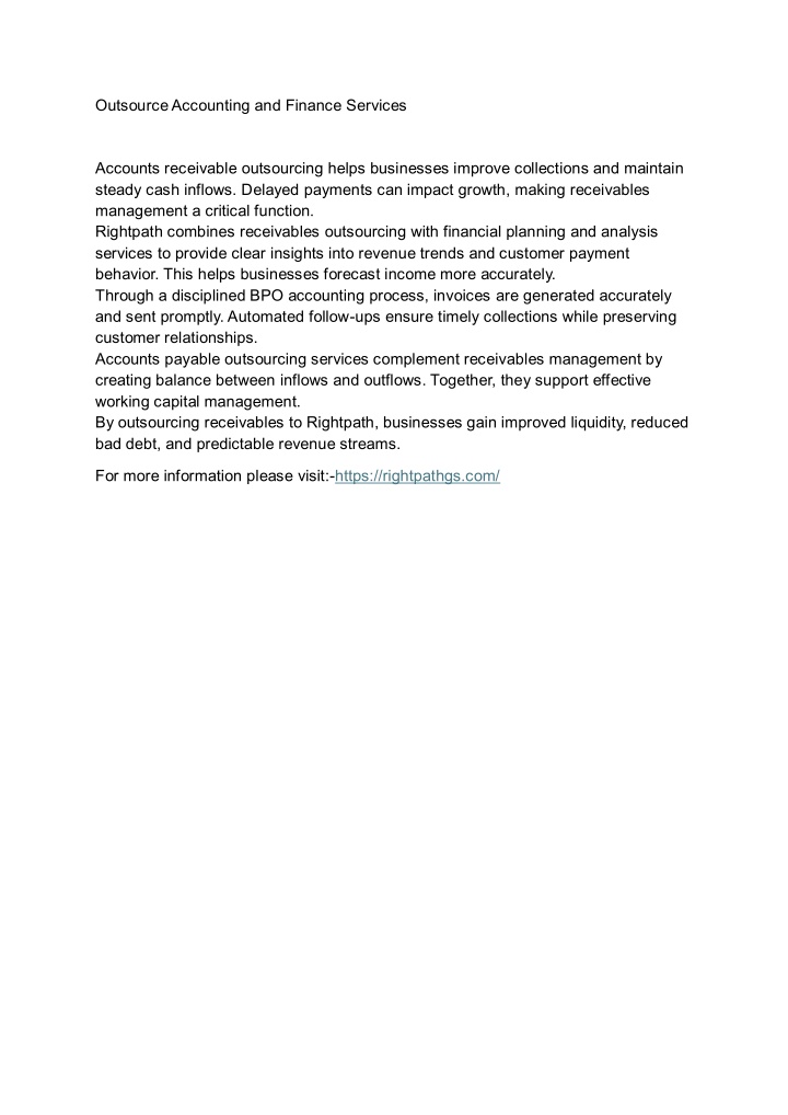 PPT - Outsource Accounting and Finance Services PowerPoint Presentation ...
