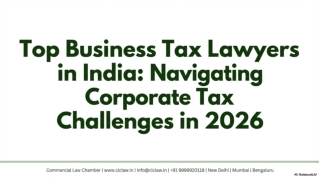 India's Top Business Tax Lawyers 2026: New Tax Act