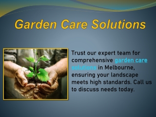 Garden Care Solutions