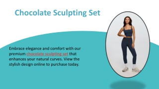 Chocolate Sculpting Set