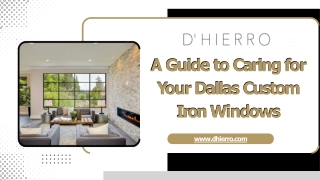 Iron Windows Dallas | Custom Iron Window Designs by D’Hierro