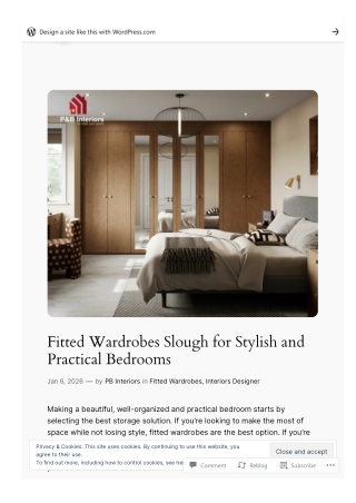 Fitted Wardrobes Slough for Stylish and Practical Bedrooms