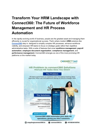 The Future of Workforce Management and HR Process Automation