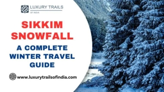 Sikkim Snowfall A Complete Winter Travel Guide
