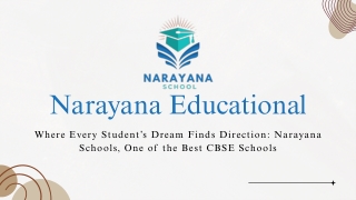 Narayana Schools: Where Every Student’s Dream Grows