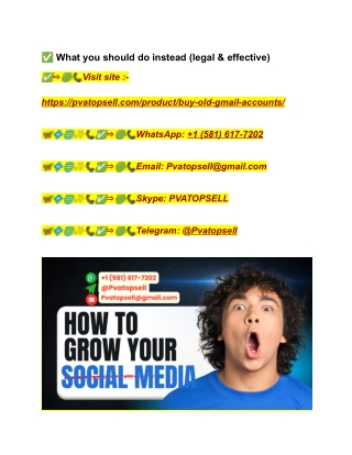 Top 7 Best Sites to Buy Old Gmail Account (PVA & Bulk)