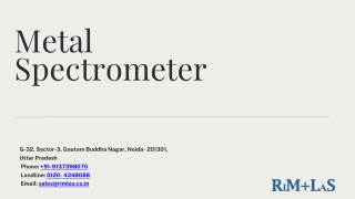 Metal Spectrometer | Spectrometer | Portable Metal Spectrometer | PMI