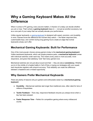 Type Your Way to Victory - Ant Esports Gaming Keyboards