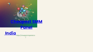 Best and cheapest smm panel