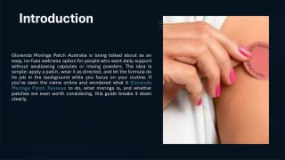 Glorenda Moringa Patch Reviews