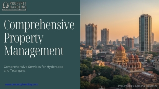 Property Management Services in Hyderabad