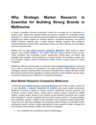 BrandHealth - Expert Brand Research & Tracking Agency Australia