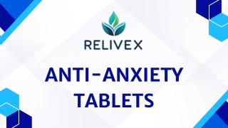 Anti-Anxiety Medications for Calm & Balance