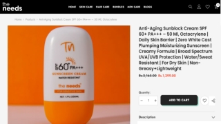 Anti-Aging Sunblock Cream SPF 60  PA    – 50 ml Benefits Explained