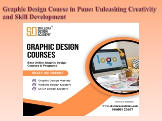 Graphic Design Course in Pune Unleashing Creativity and Skill Development
