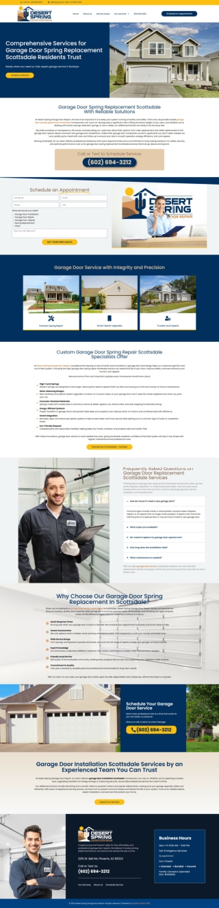 Garage Door Repair services in Scottsdale