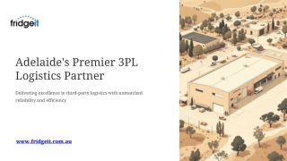 Adelaide's Premier 3PL Logistics Partner