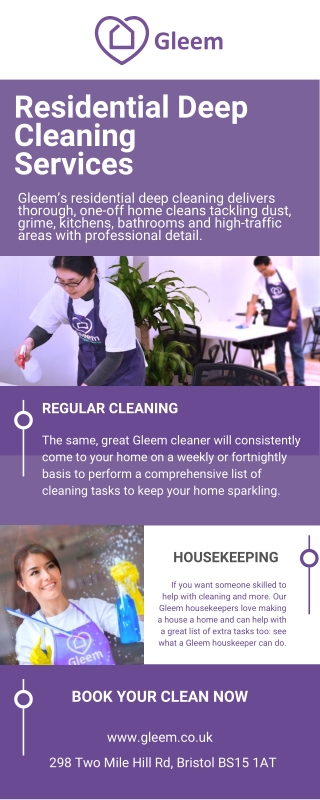 Affordable Residential Deep Cleaning Services in Bristol