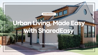 SharedEasy and the Changing Pace of City Life