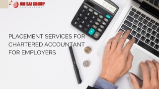 Placement Services for Chartered Accountant for Employers | Hire Top CA Talent