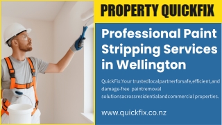 High-Quality Paint Stripping Services Wellington – QuickFix