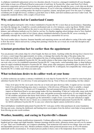 Windshield Replacement at Home Fayetteville NC: What You Need to Prepare