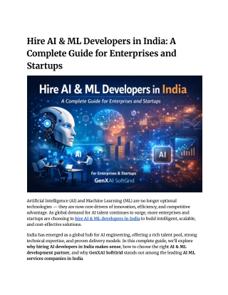 Hire AI & ML Developers in India_ A Complete Guide for Enterprises and Startups