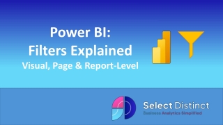 Power BI Filters Explained: Visual, Page & Report-Level