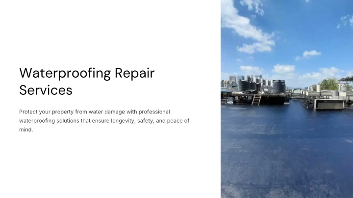 PPT - Waterproofing Service for Reliable Building Protection PowerPoint ...