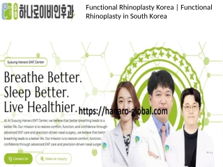 Functional Rhinoplasty Daegu