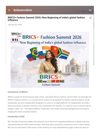 New Beginning of India's global fashion influence